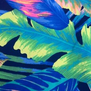 Pink VS Tropical Print Leggings